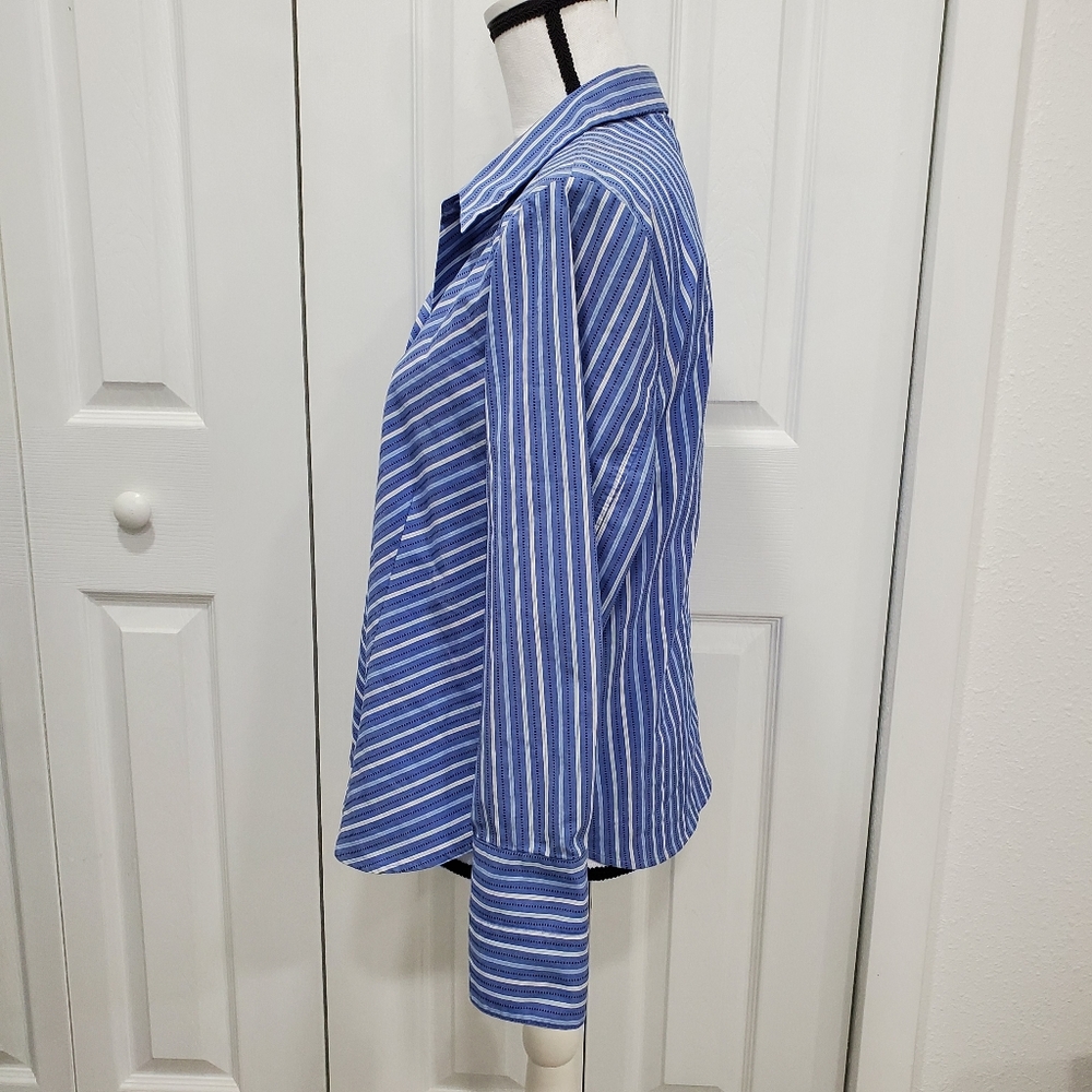 Worthington Petite Button Down Shirt, Size 14P - Picture 3 of 8